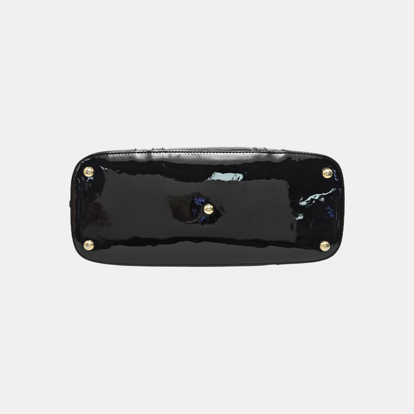 Microguccissima Monogram Patent Leather Black