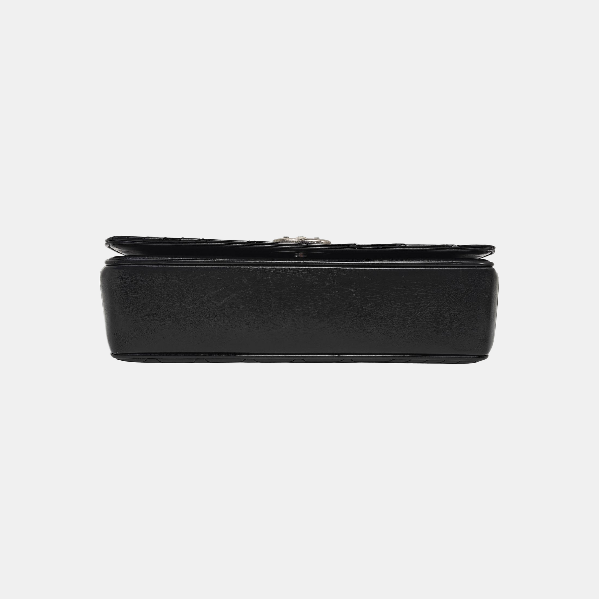 COCO BOY Quilted Calfskin Black