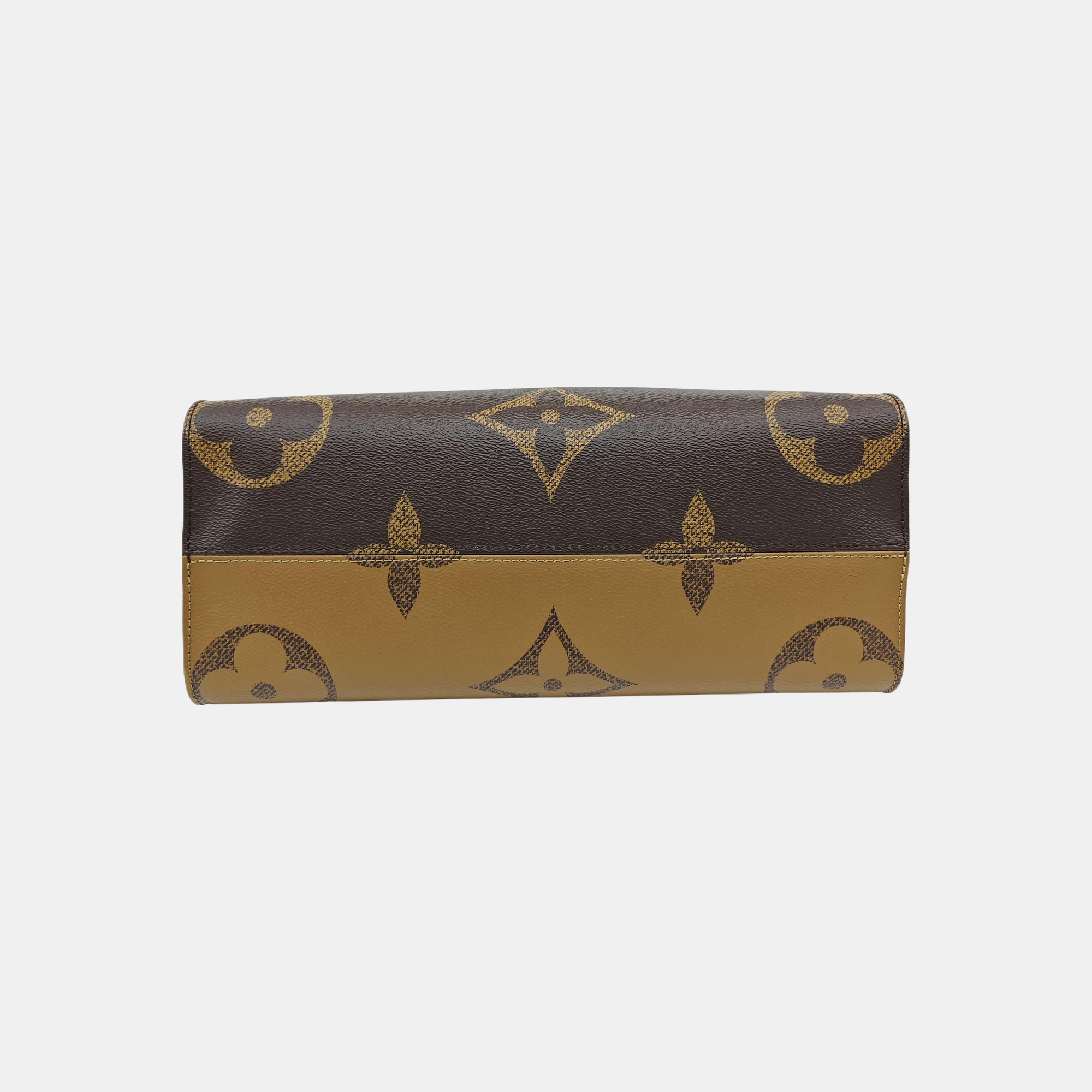ONTHEGO MM Monogram Coated Canvas Brown
