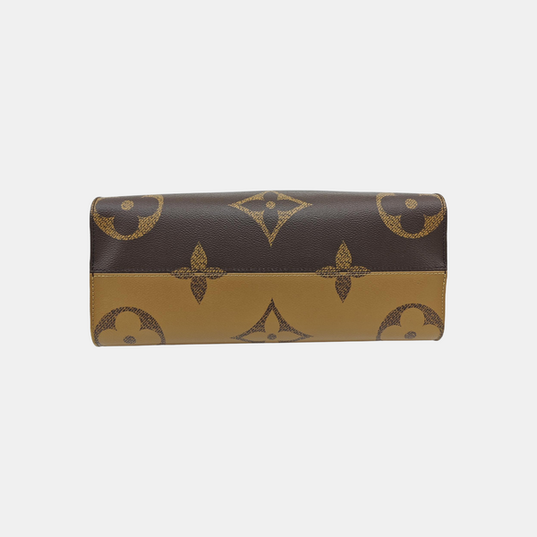 ONTHEGO MM Monogram Coated Canvas Brown