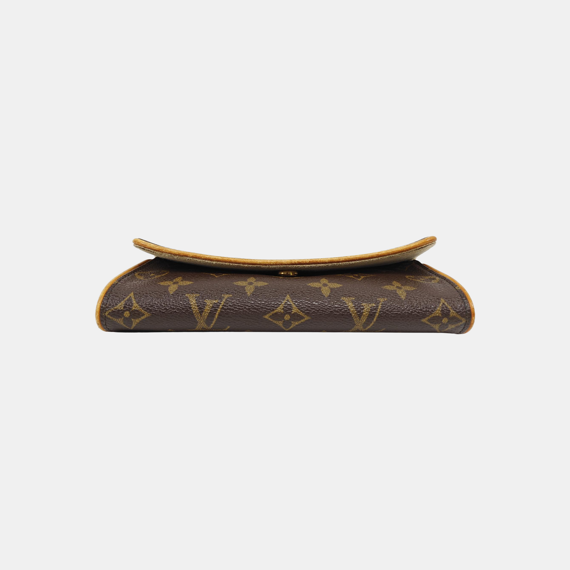 TWIN PM Monogram Coated Canvas Brown