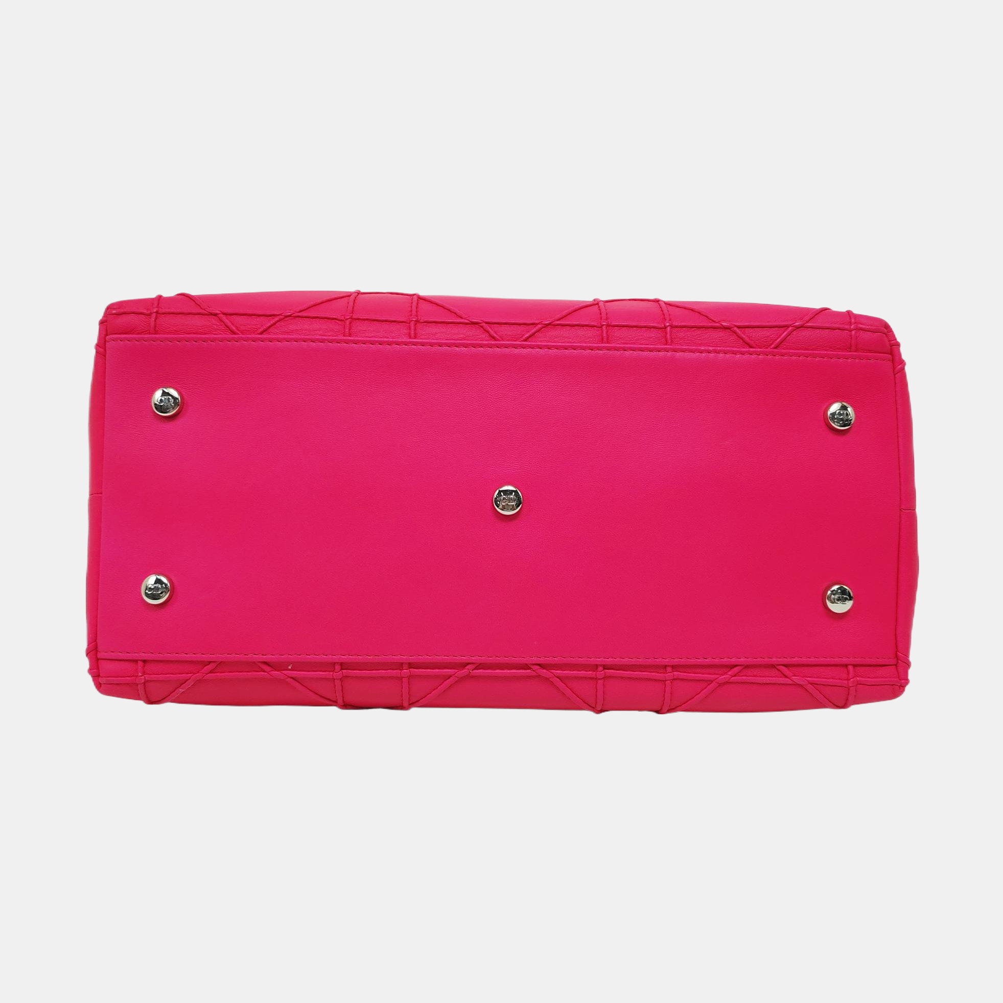 Authenticated pre-owned  Granville Cannage Lambskin Pink - Top Handle Bag at Looply