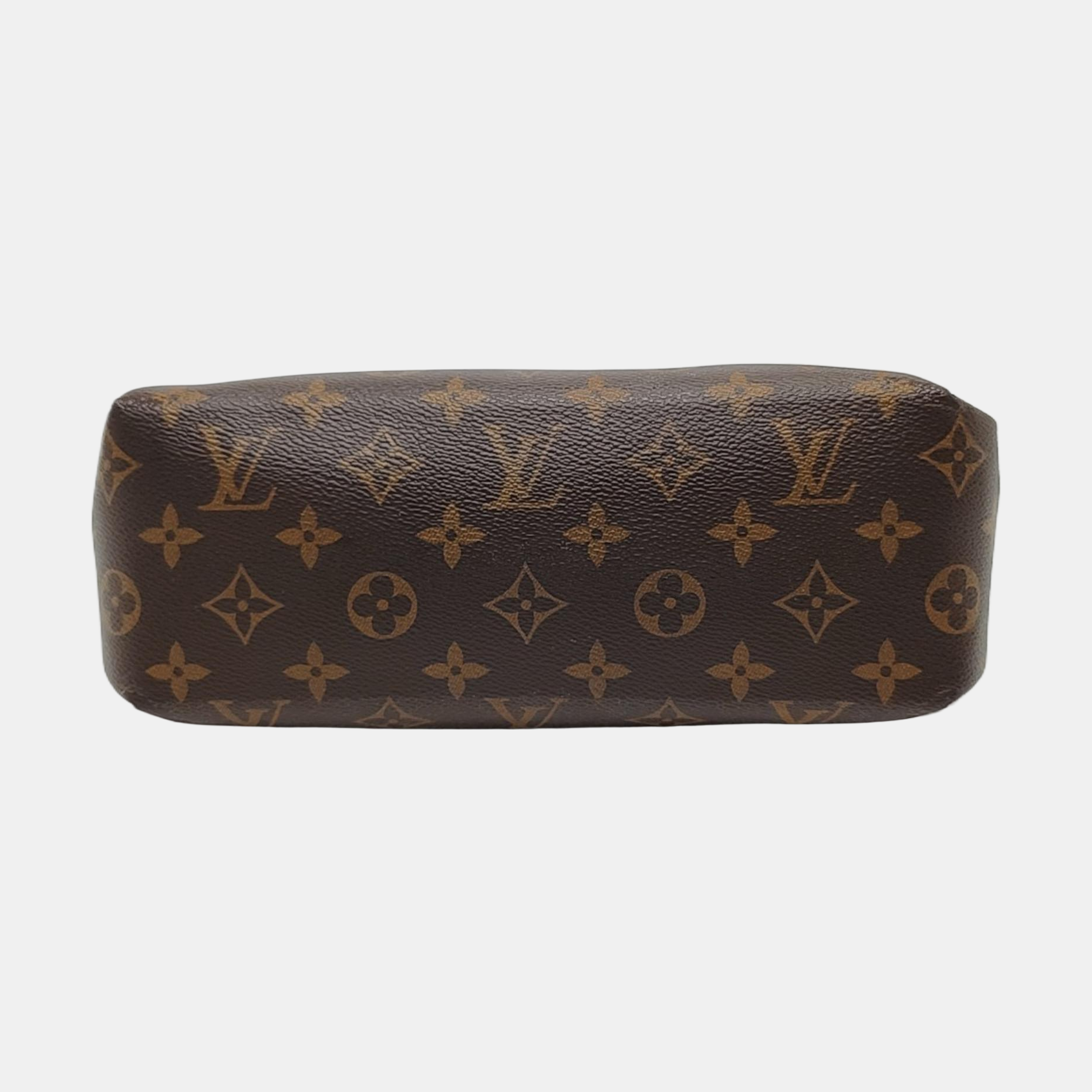 Authenticated pre-owned  PALLAS Monogram Coated Canvas Brown - Clutch at Looply