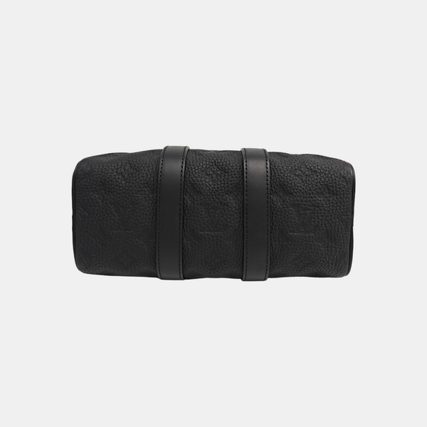 KEEPALL 25 Monogram Calfskin Black