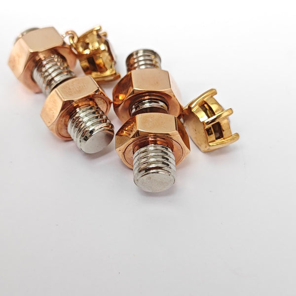 Metal Silver Stud Earrings
