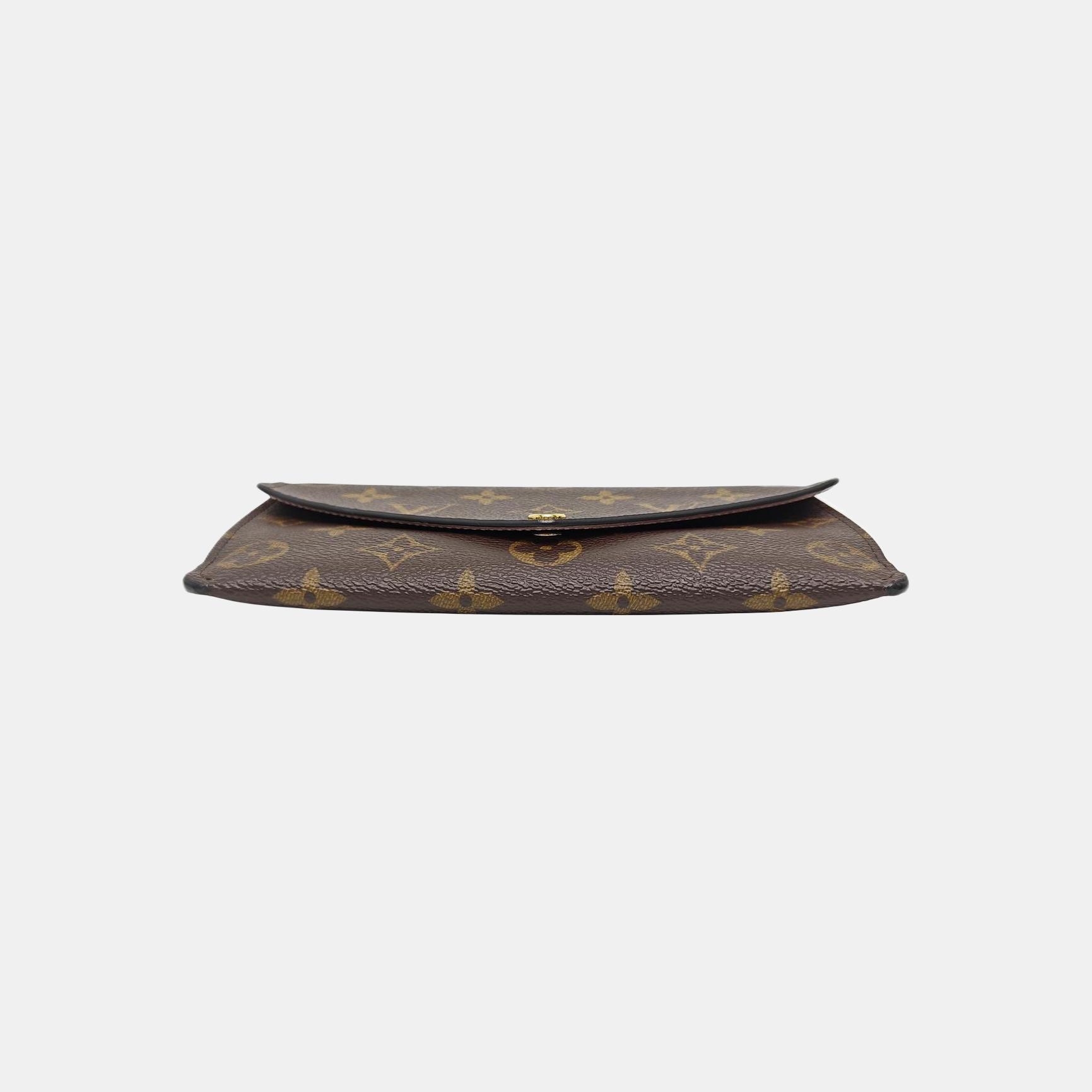 JEANNE Monogram Coated Canvas Brown Wallet