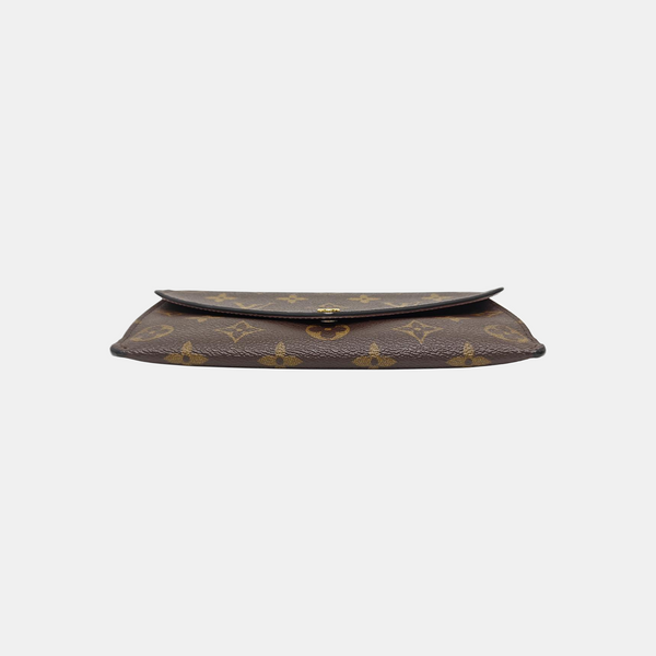 JEANNE Monogram Coated Canvas Brown Wallet