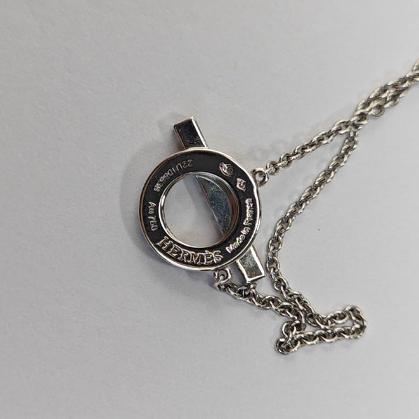 Finesse 18k White Gold Silver Necklace