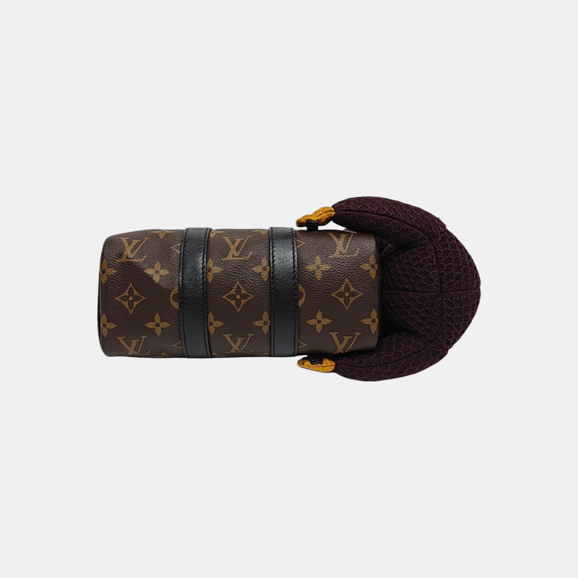 KEEPALL Nano Monogram Coated Canvas Brown