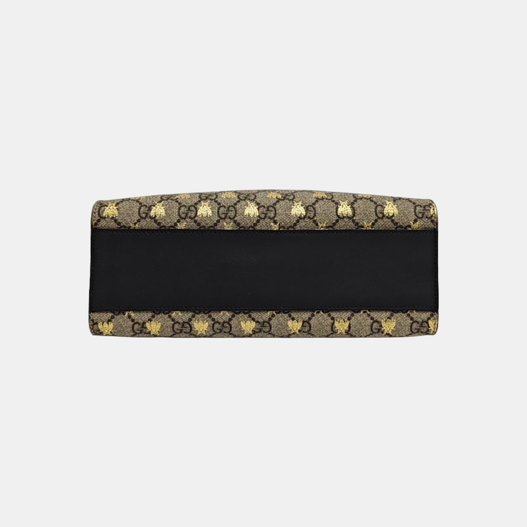 Padlock Small Monogram Coated Canvas Beige