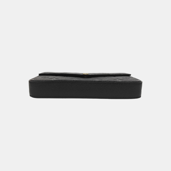 FÉLICIE Mini Monogram Calfskin Black