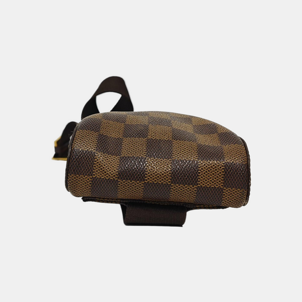 GÉRONIMOS Damier Ebene Coated Canvas Brown