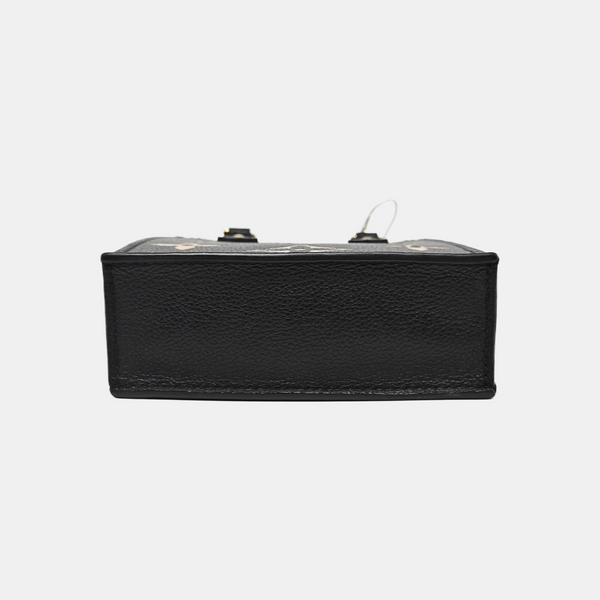 SAC PLAT Mini Monogram Calfskin Black
