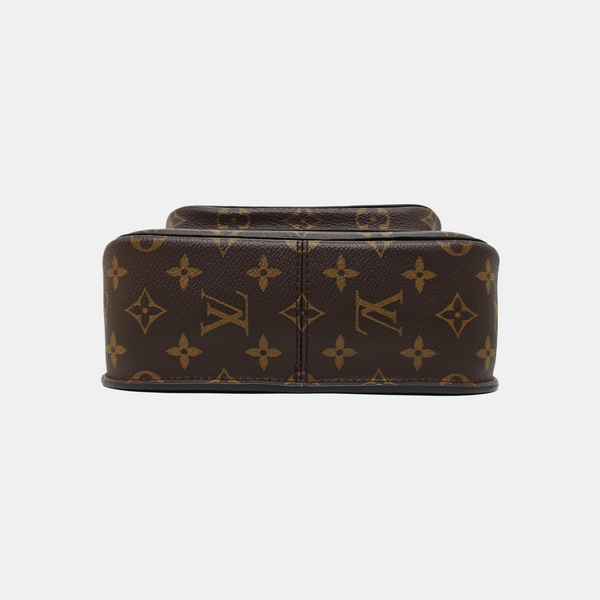 PASSY Monogram Coated Canvas Brown