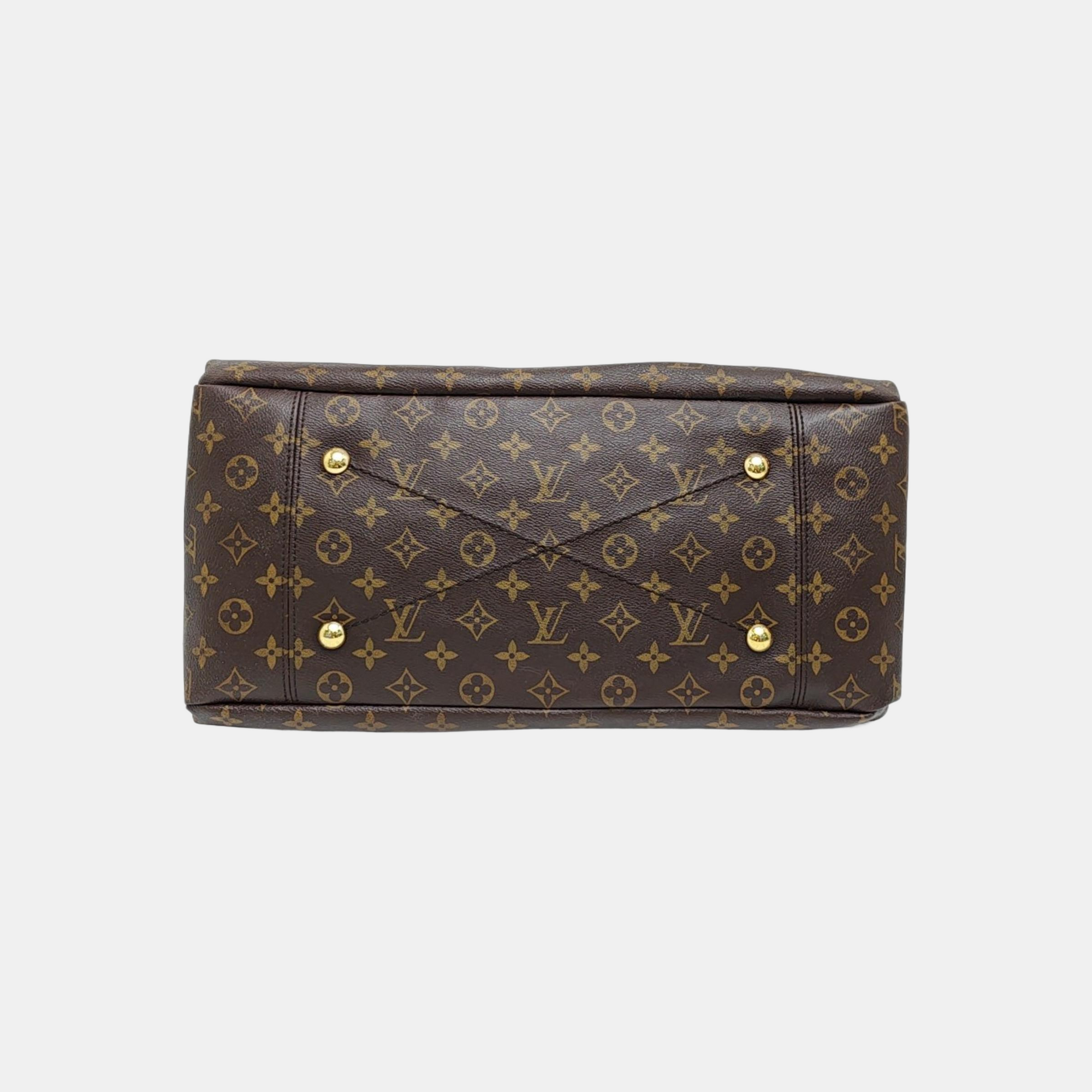 ARTSY MM Monogram Coated Canvas Brown