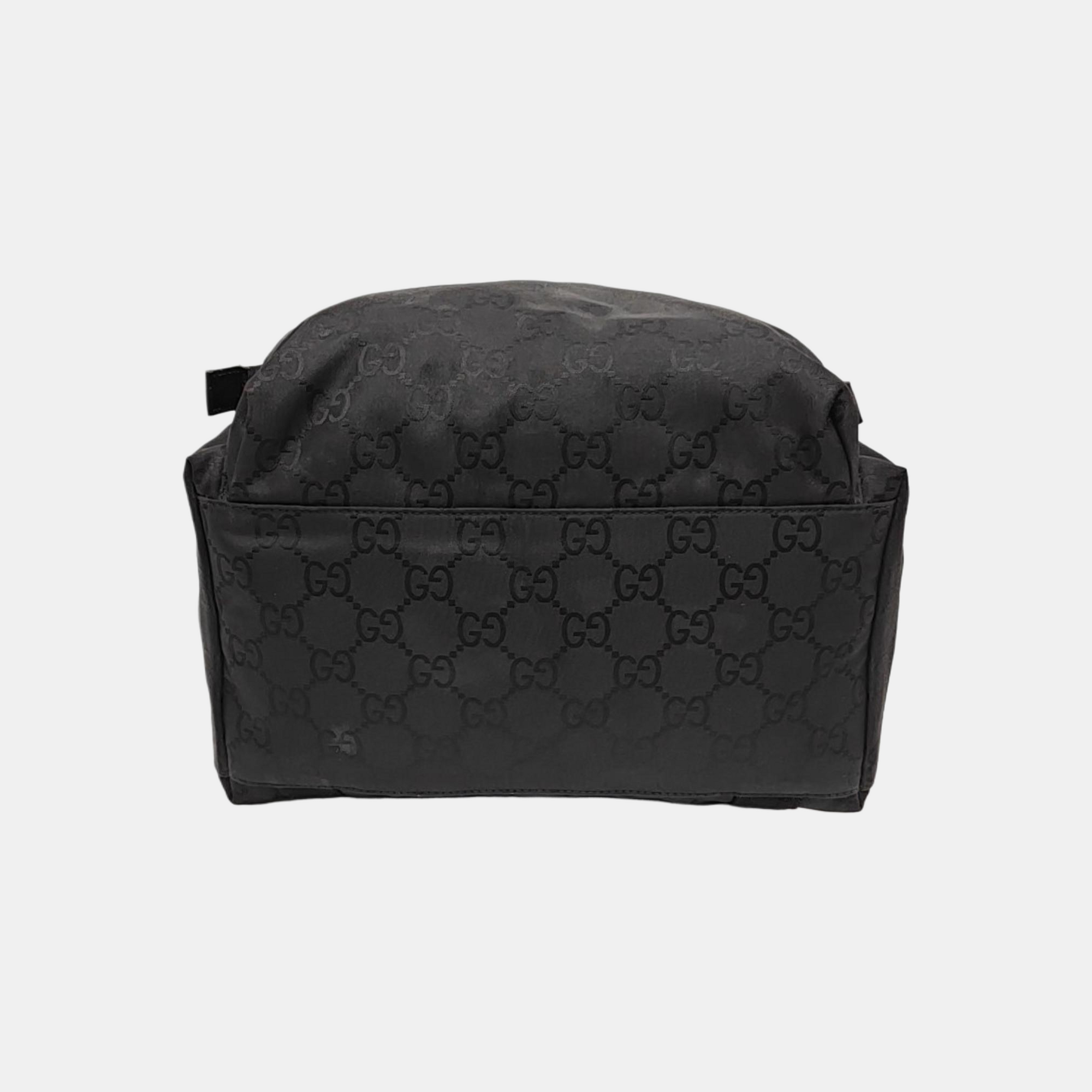 Monogram Canvas Backpack Black
