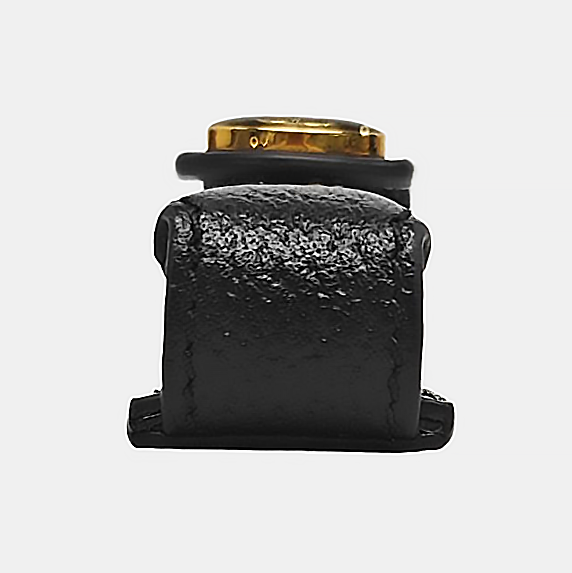 Calfskin Top Handle Bag Black