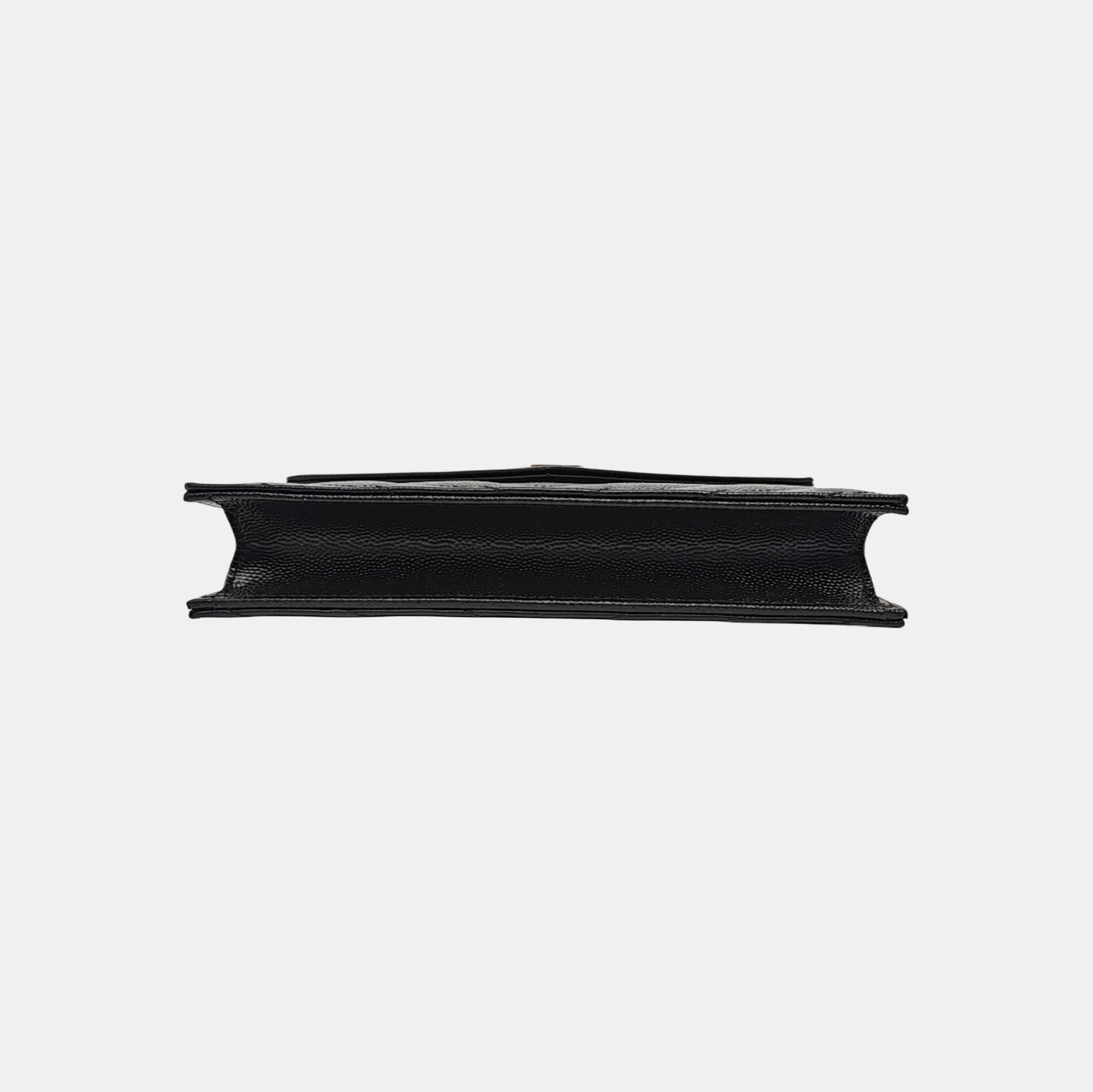 MONOGRAM Chevron Calfskin Black