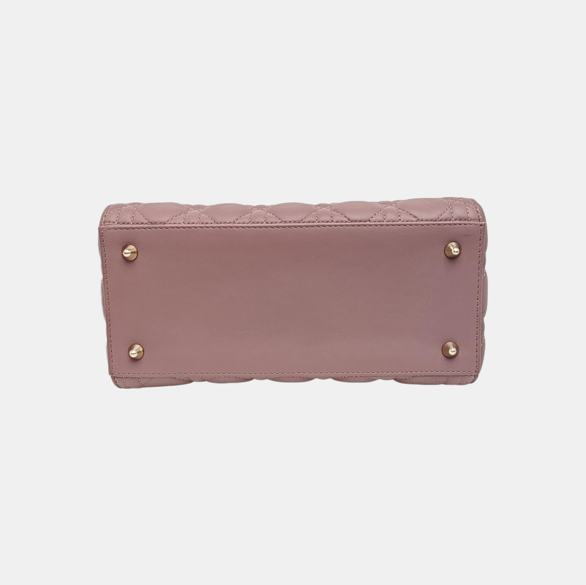 Lady Dior Medium Cannage Lambskin Pink