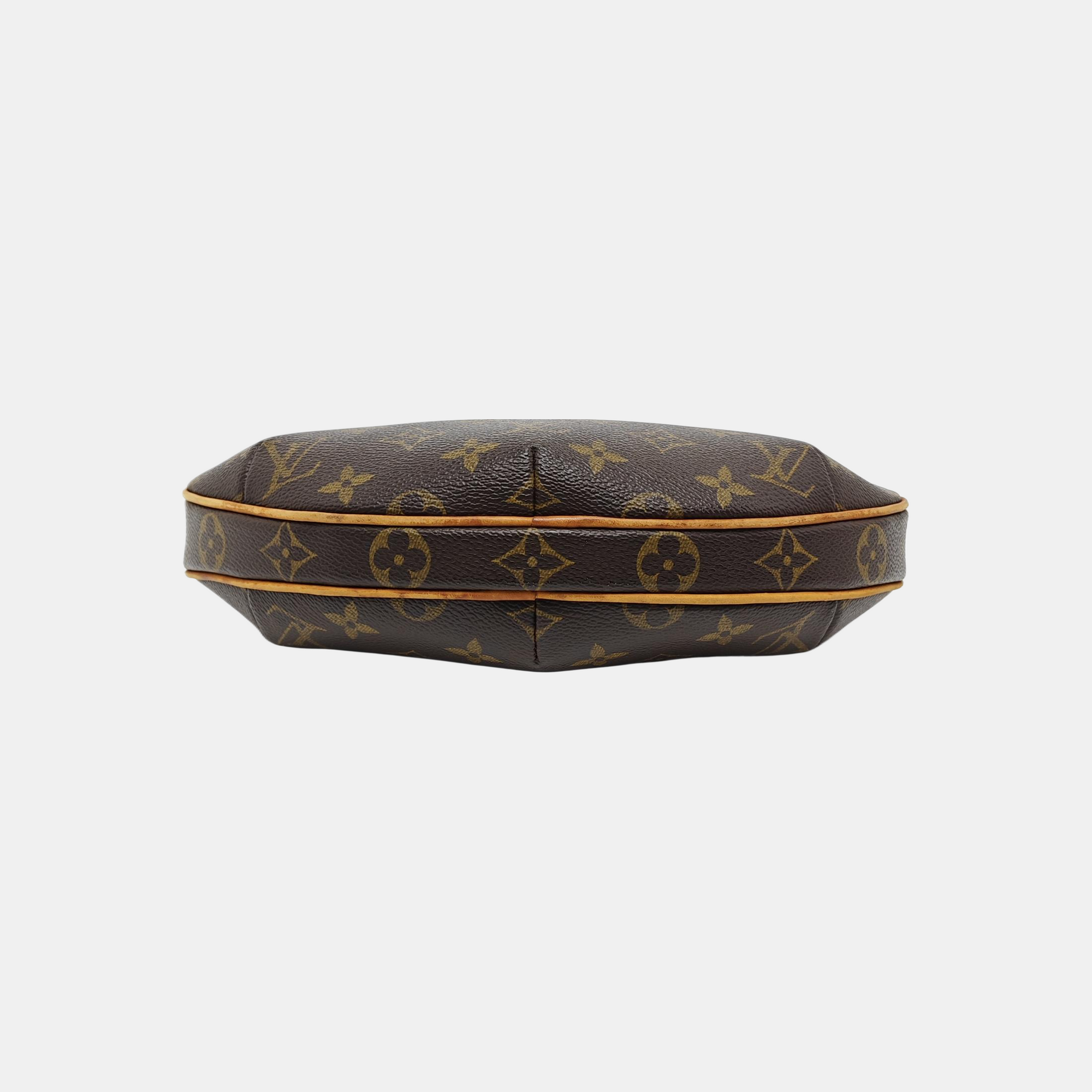 CROISSANT PM Monogram Coated Canvas Brown