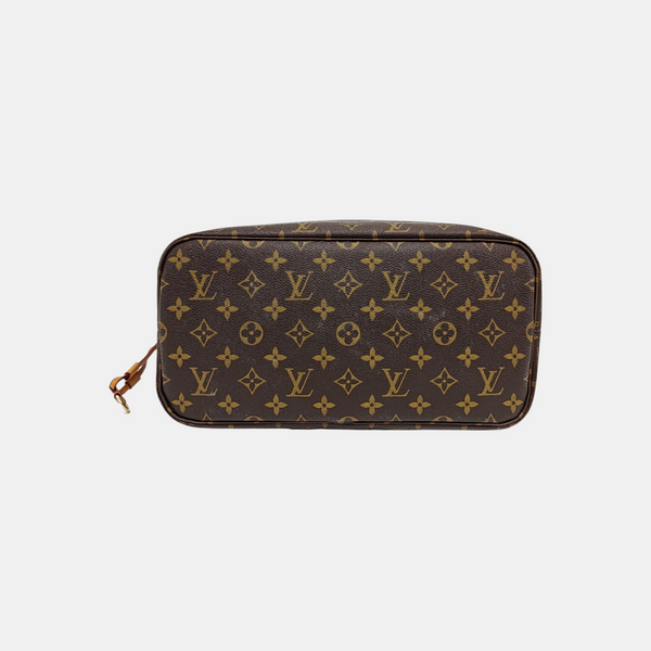 NEVERFULL MM Monogram Coated Canvas Brown