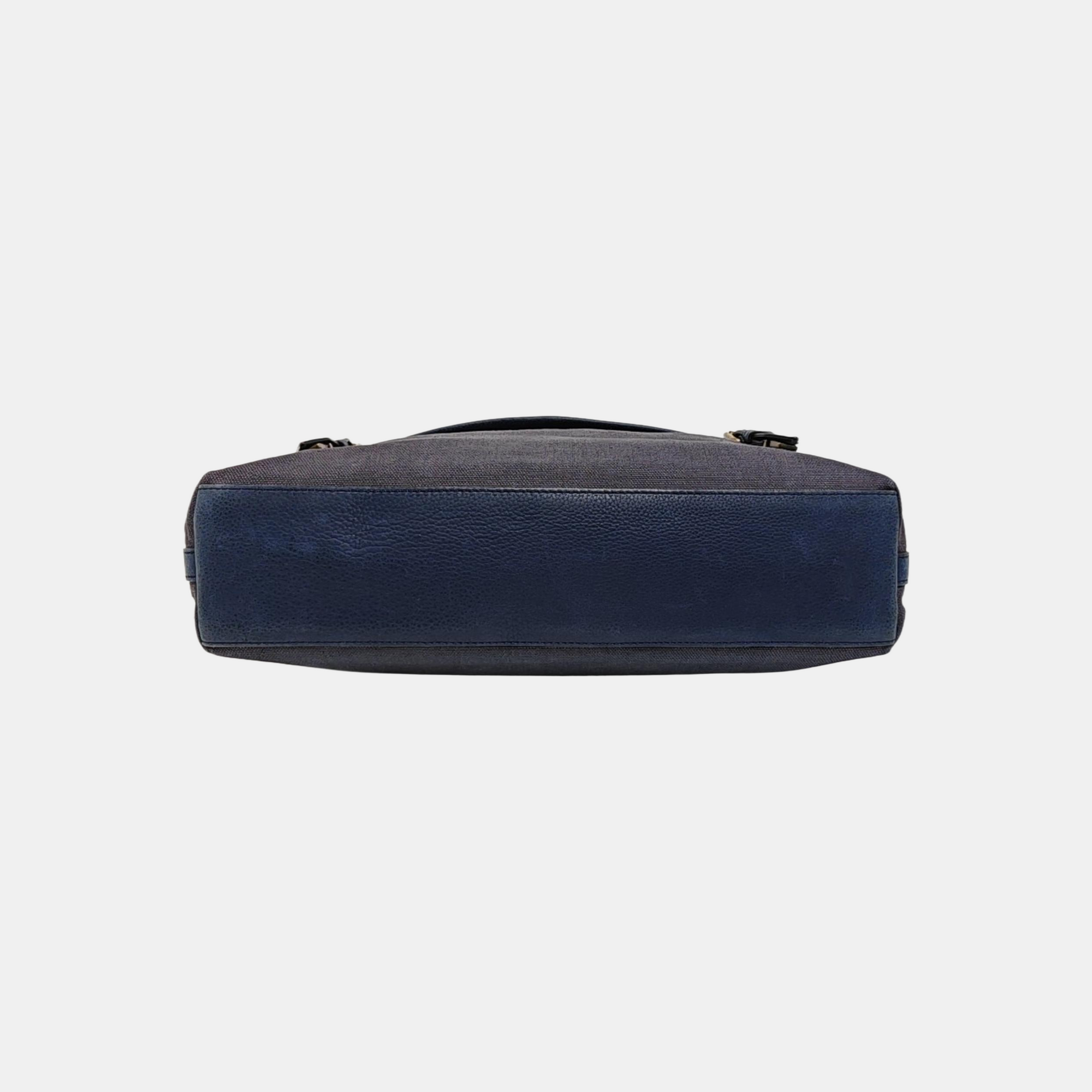 Fabric Shoulder Bag Blue
