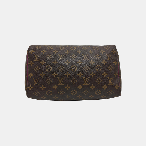 SPEEDY 30 Monogram Coated Canvas Brown