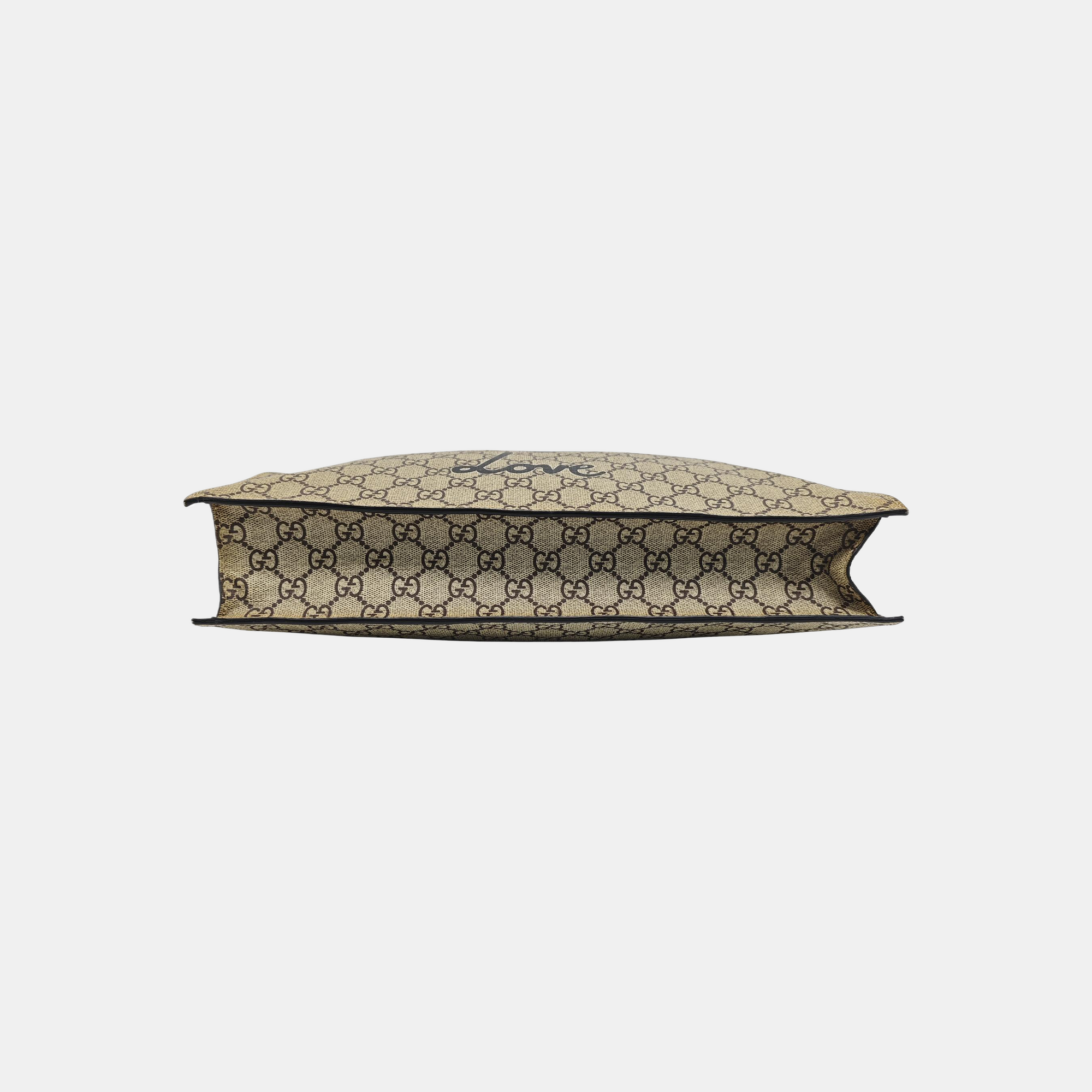 GG Supreme Monogram Coated Canvas Brown