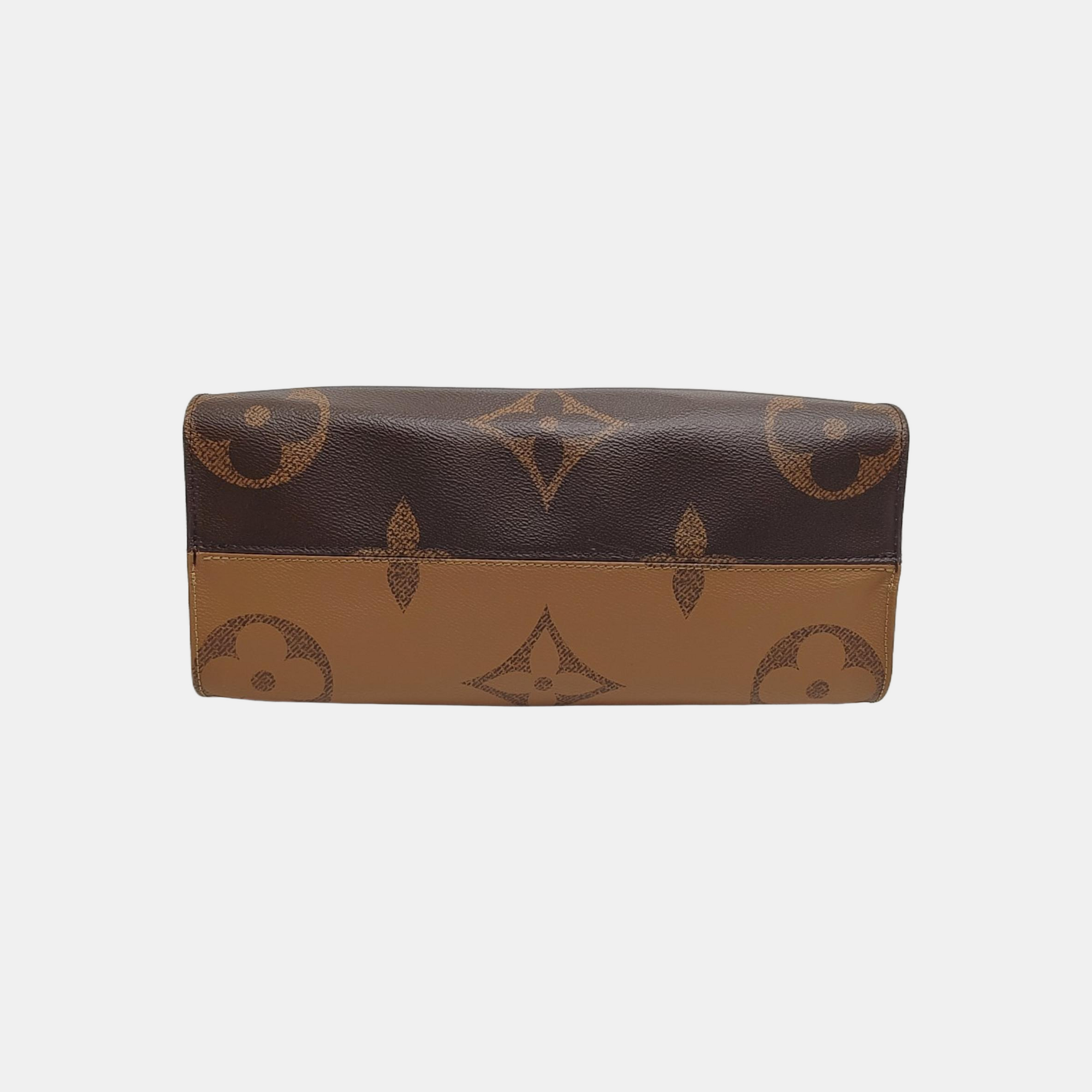 ONTHEGO MM Monogram Coated Canvas Brown