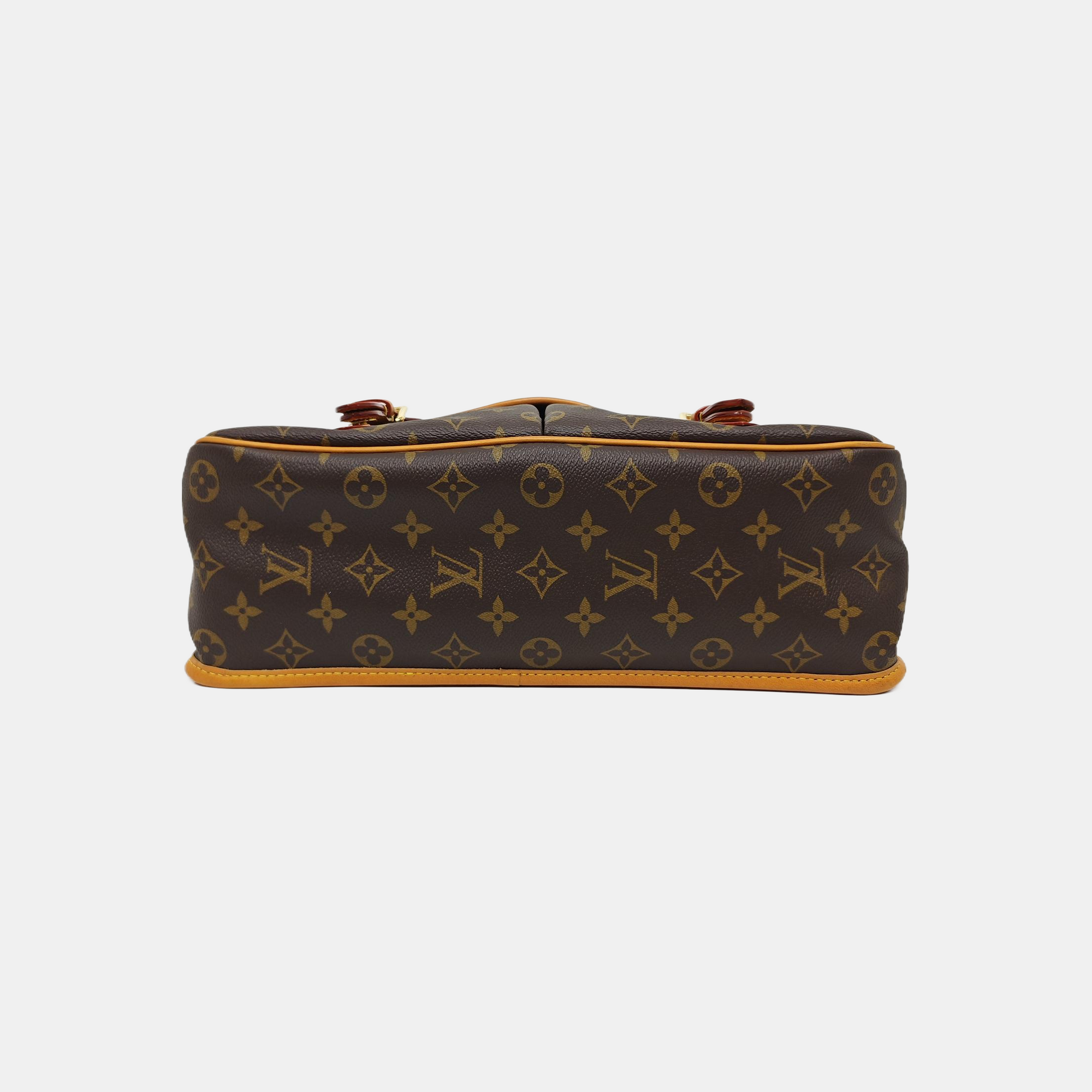SATCHEL Monogram Coated Canvas Brown