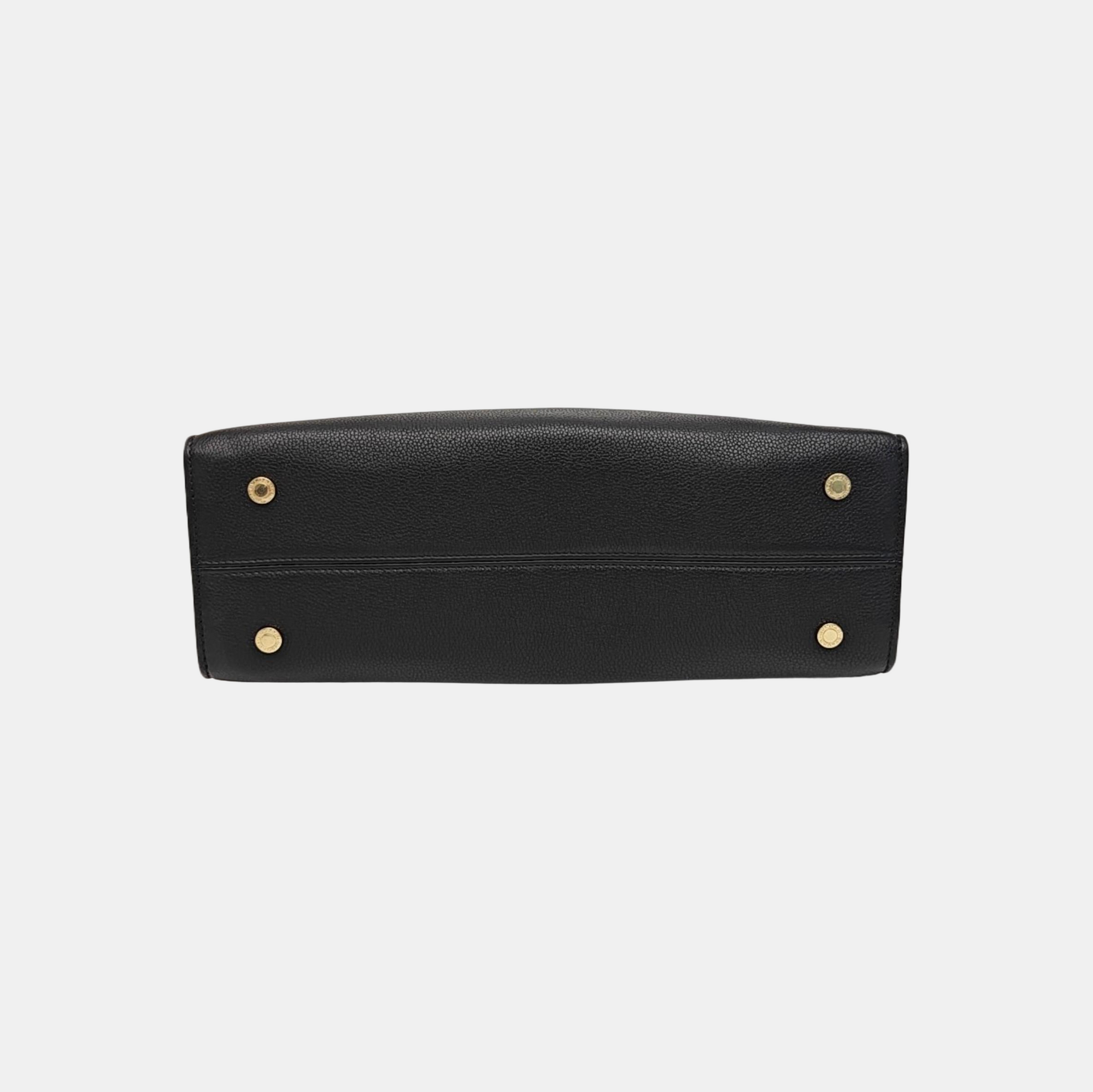Calfskin Shoulder Bag Black