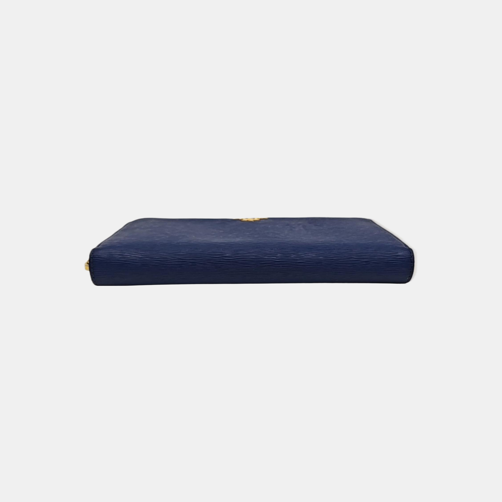 Calfskin Wallet Blue