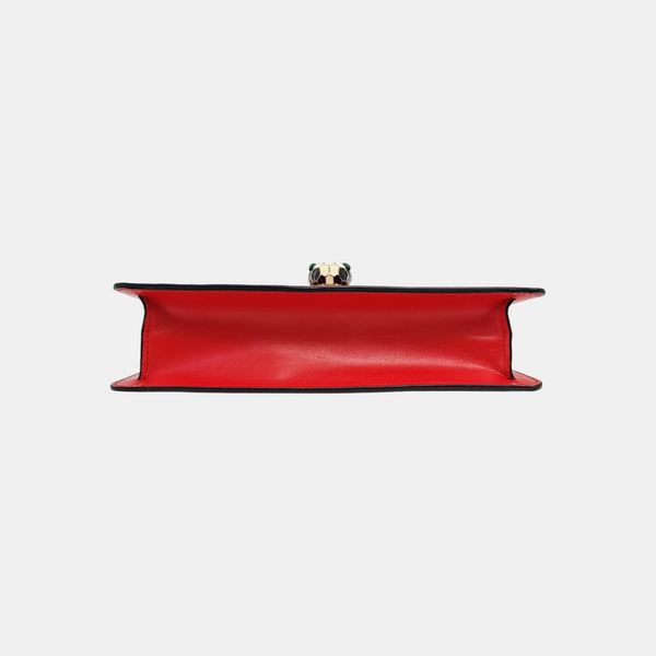 SERPENTI FOREVER Small Calfskin Red
