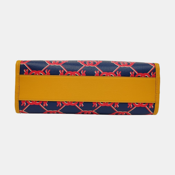 Monogram Coated Canvas Blue