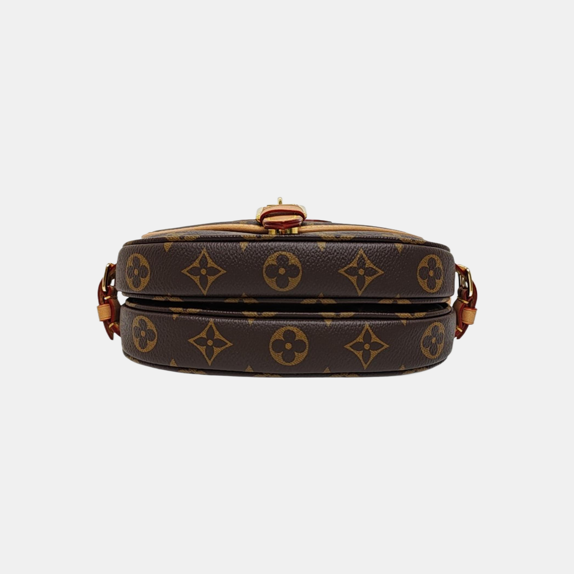 SAUMUR BB Monogram Coated Canvas Brown