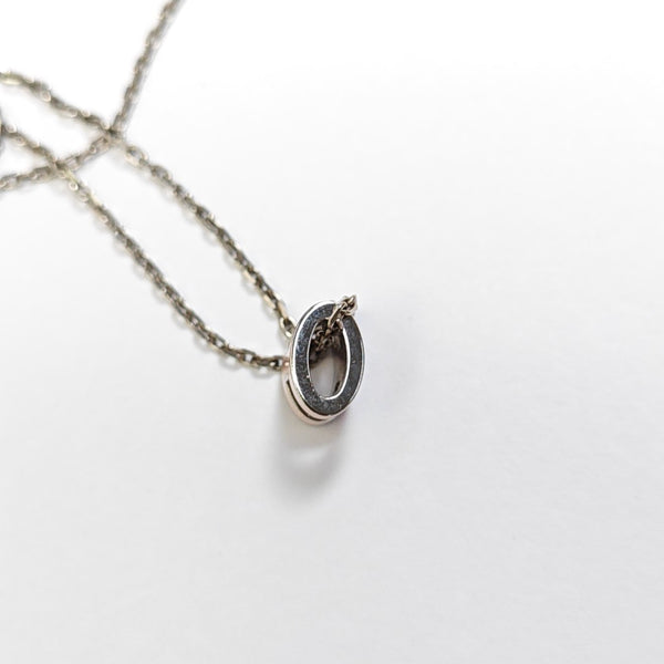 Pop H Metal Silver Necklace
