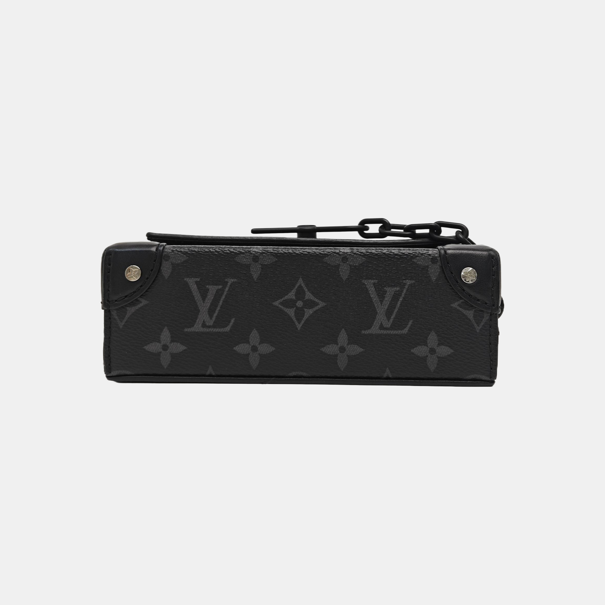 STEAMER Mini Monogram Coated Canvas Black