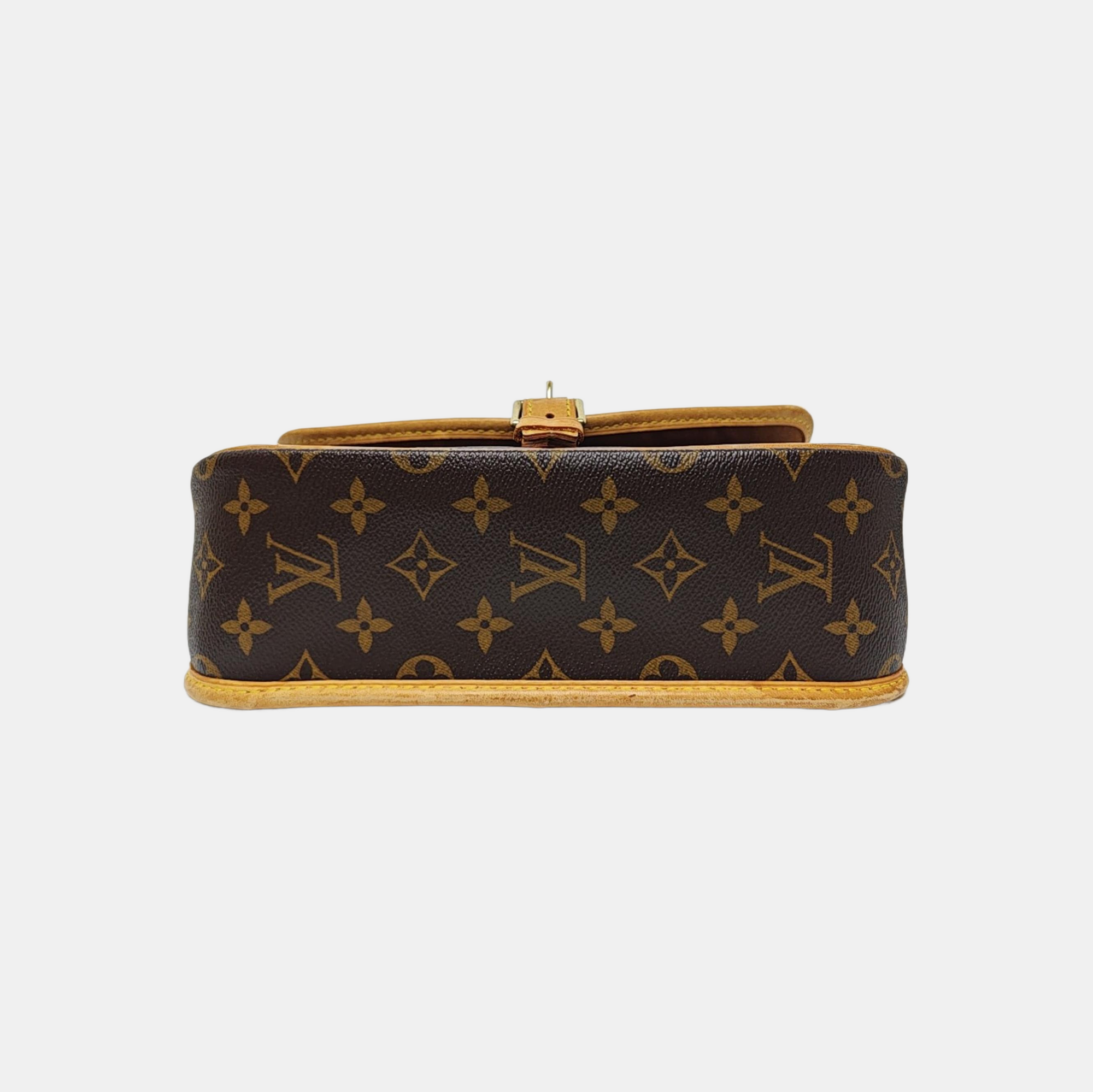 SAC GIBECIERE PM Monogram Coated Canvas Brown