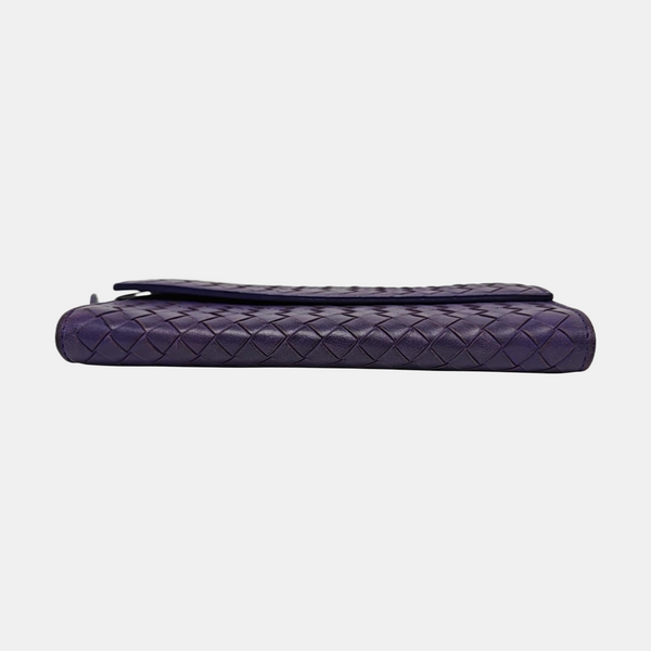 Calfskin Wallet Purple