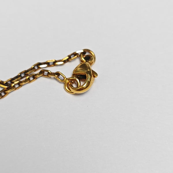 Pop H Metal Gold Necklace