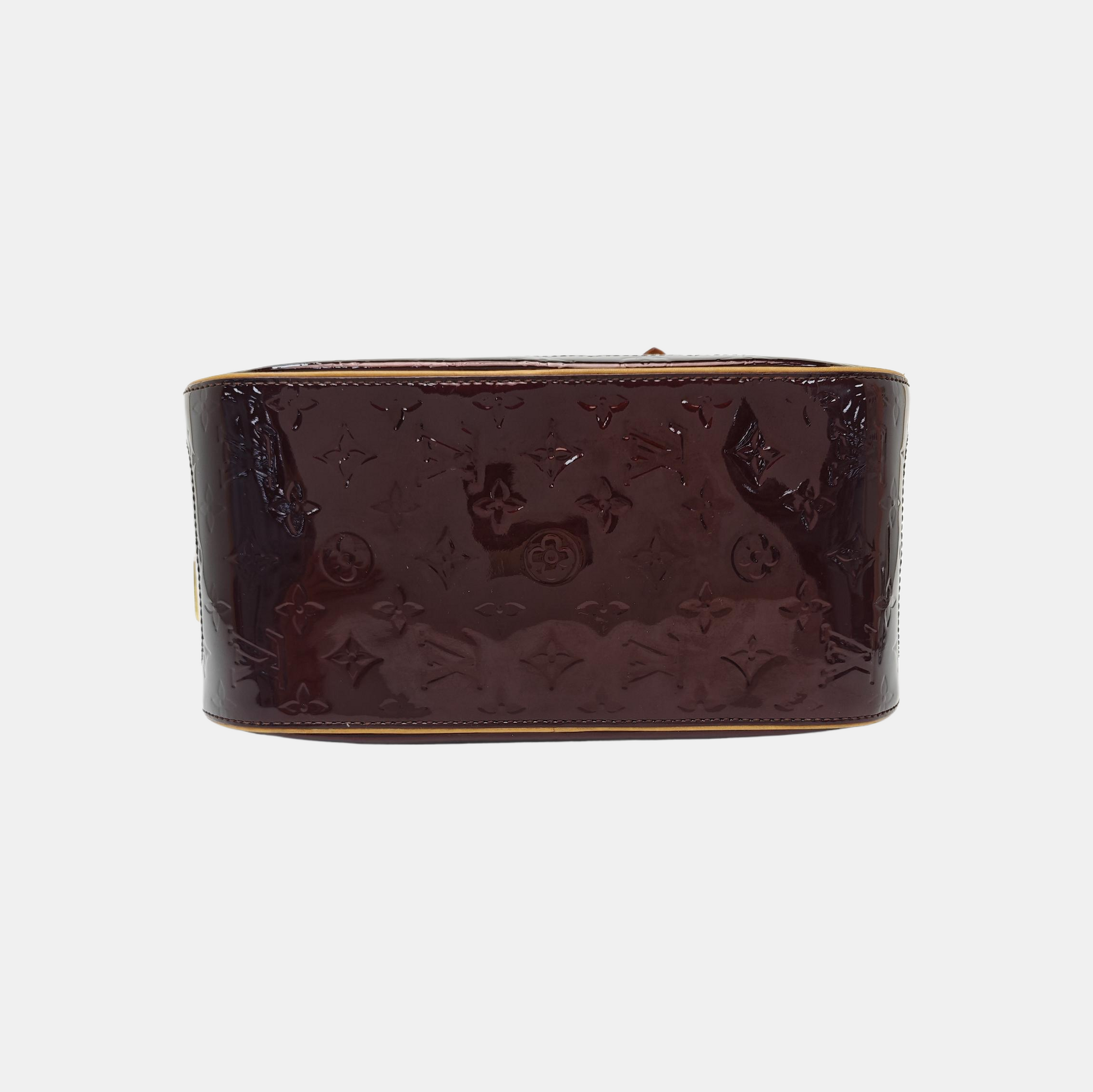 SUMMIT DRIVE Monogram Patent Leather Red