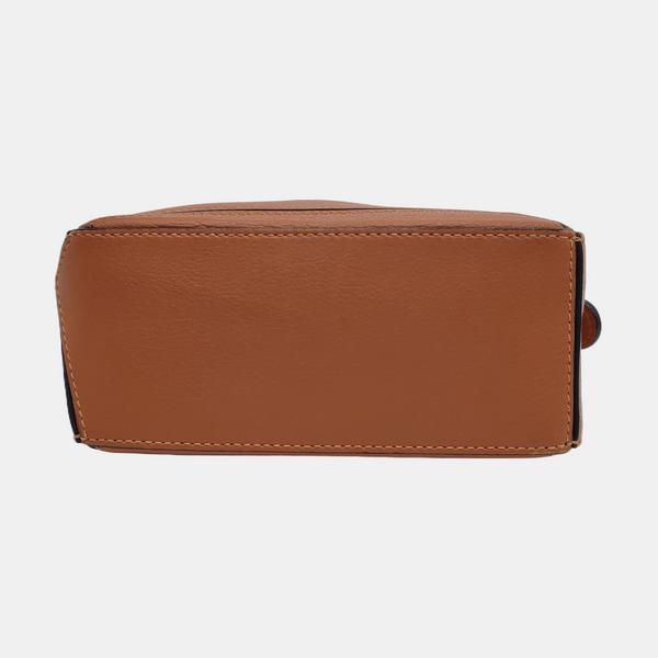 Authenticated pre-owned  Puzzle Mini Calfskin Brown - Crossbody Bag at Looply