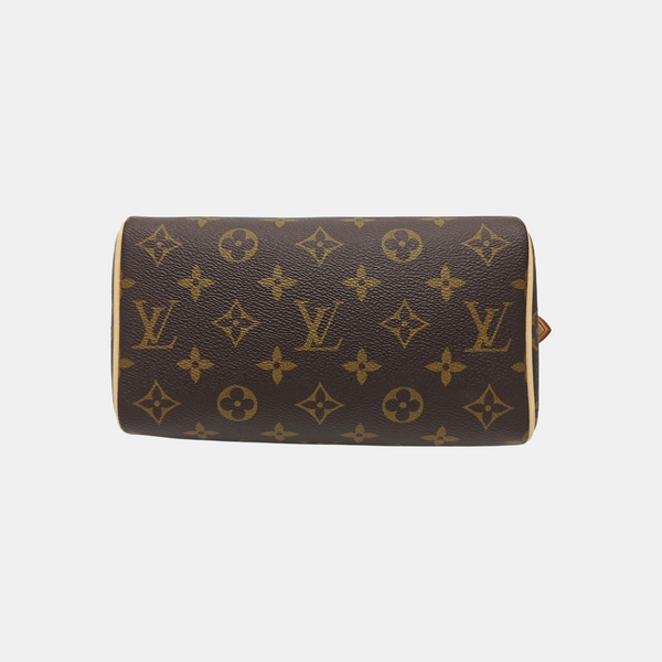 SPEEDY 20 Monogram Coated Canvas Brown