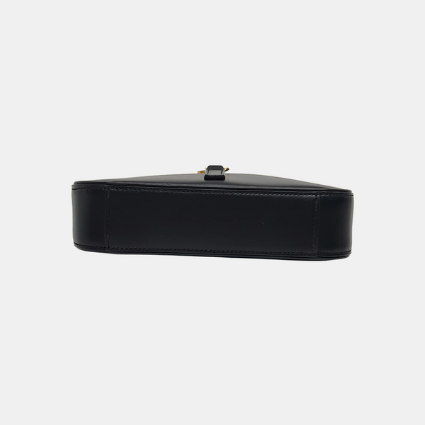 Authenticated pre-owned  LE 5 À 7 Calfskin Black - Shoulder Bag at Looply