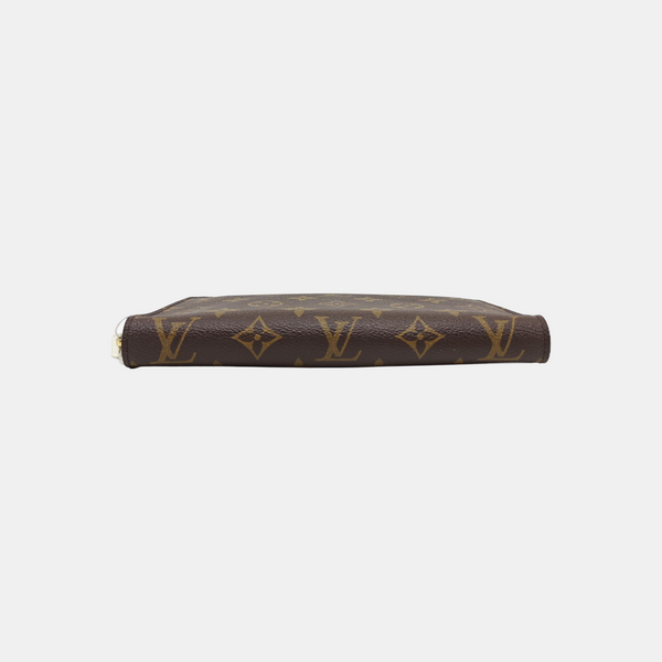 ZIPPY Monogram Coated Canvas Brown Wallet