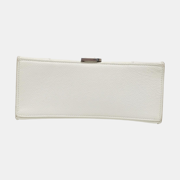 Hourglass S Calfskin White