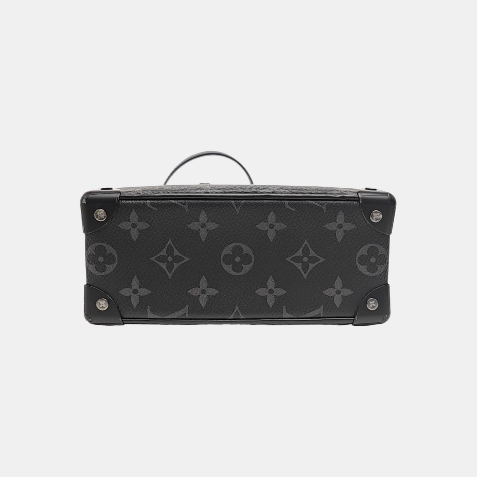 SOFT TRUNK Mini Monogram Coated Canvas Black