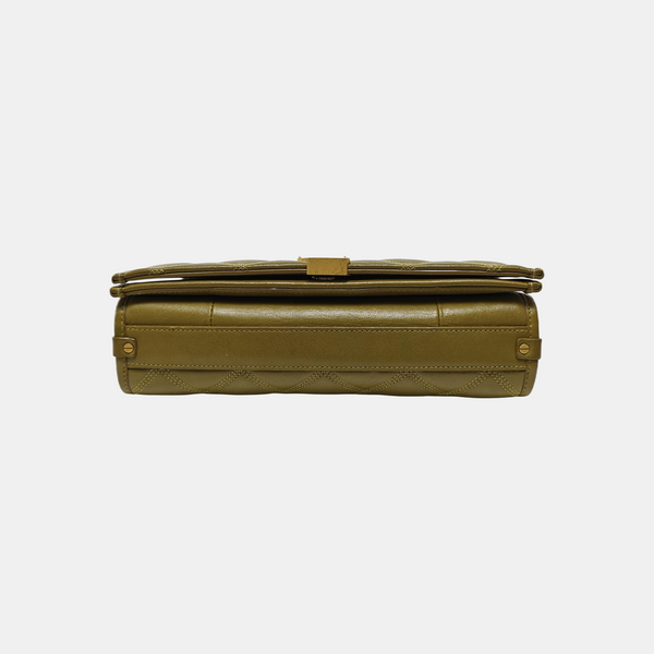 BECKY Mini Quilted Lambskin Green