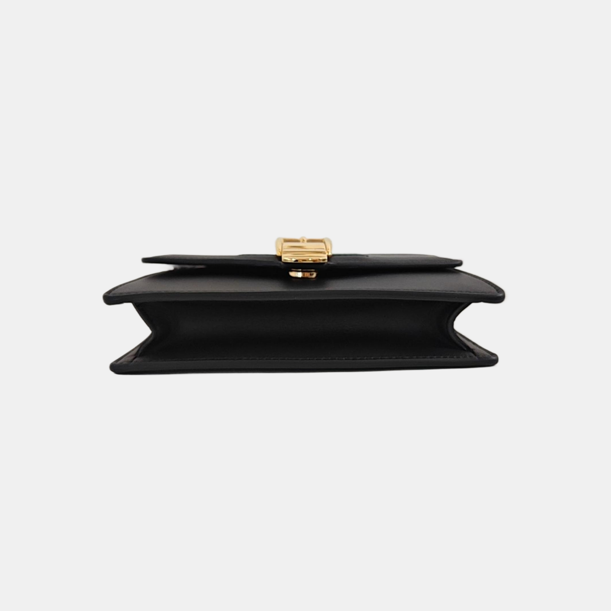 Sylvie Super Mini Calfskin Black