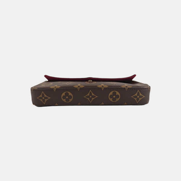 FÉLICIE Monogram Coated Canvas Brown
